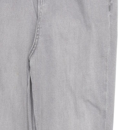 TU Womens Grey   Straight Jeans Size 10 L25 in