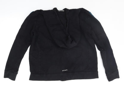 SOULEXE Boys Black Striped  Jacket  Size M