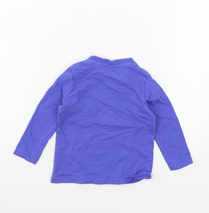 F&F Baby Blue  Jersey Basic T-Shirt Size 6-9 Months  - Roar
