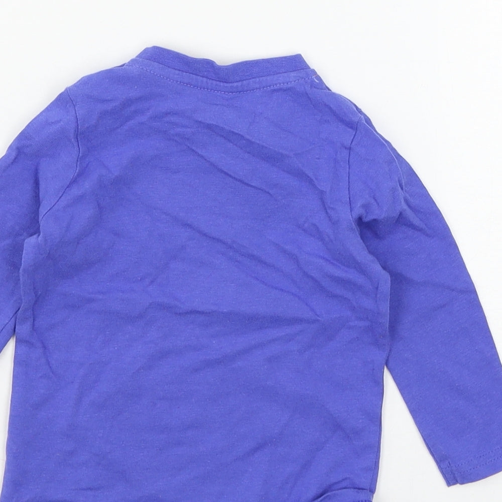 F&F Baby Blue  Jersey Basic T-Shirt Size 6-9 Months  - Roar