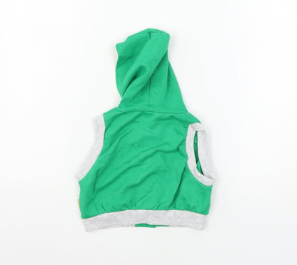 Back view of Lino boys’ green jacket, size 6-9, months