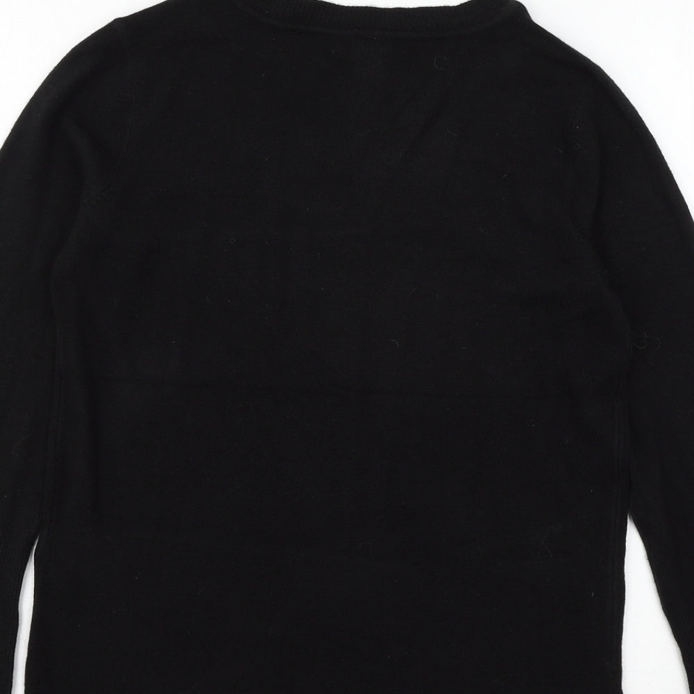 Primark Womens Black  Knit Pullover Jumper Size 6