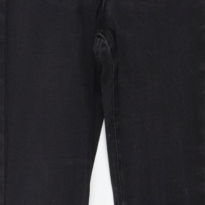 Denim & Co. Womens Grey  Denim Skinny Jeans Size 8 L27 in