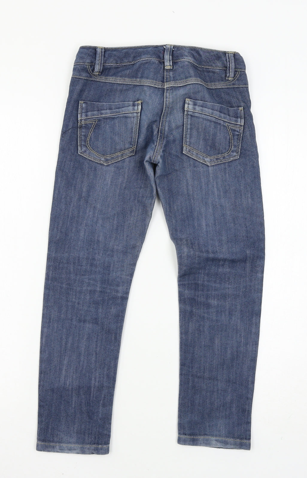 NEXT Girls Blue  Denim Straight Jeans Size 8 Years