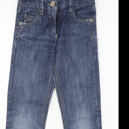 NEXT Girls Blue  Denim Straight Jeans Size 8 Years