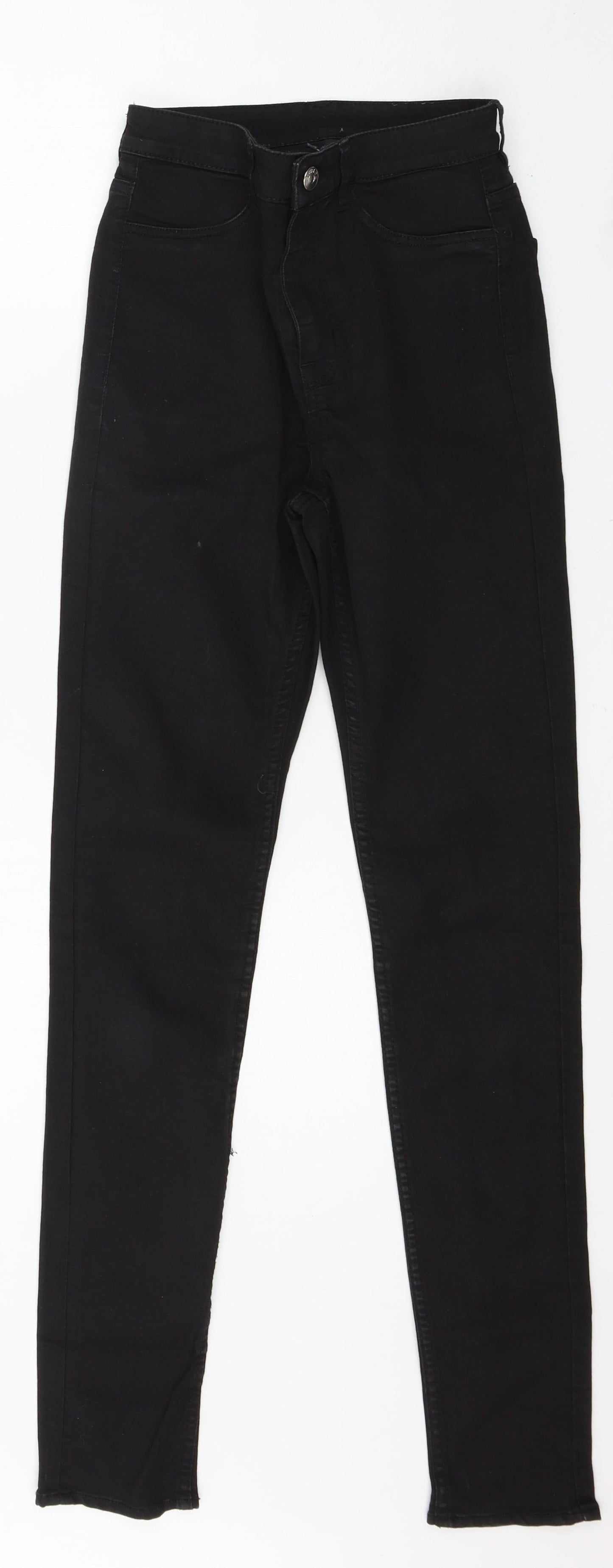 Divided by H&M Womens Black  Denim Skinny Jeans Size 6 L29 in