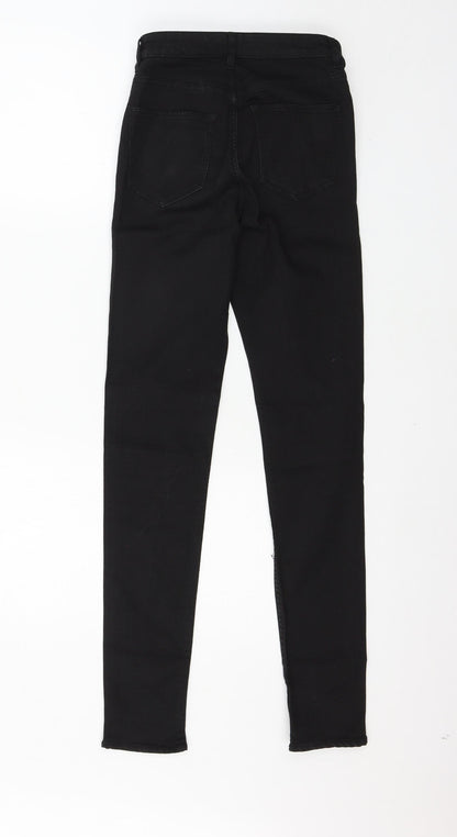 Divided by H&M Womens Black  Denim Skinny Jeans Size 6 L29 in