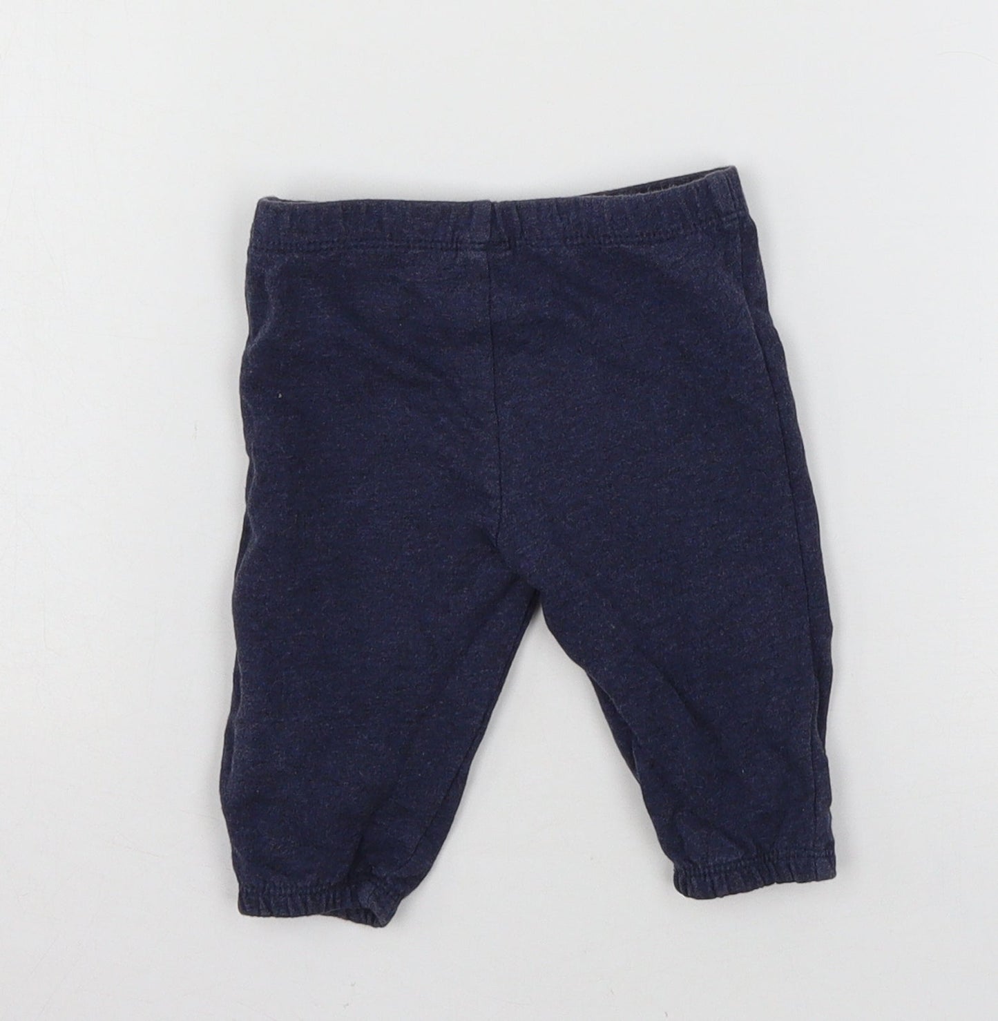 Preworn Baby Blue  Jersey Jogger Trousers Size 0-3 Months