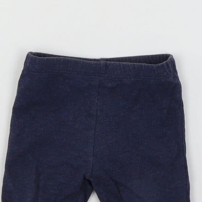 Preworn Baby Blue  Jersey Jogger Trousers Size 0-3 Months