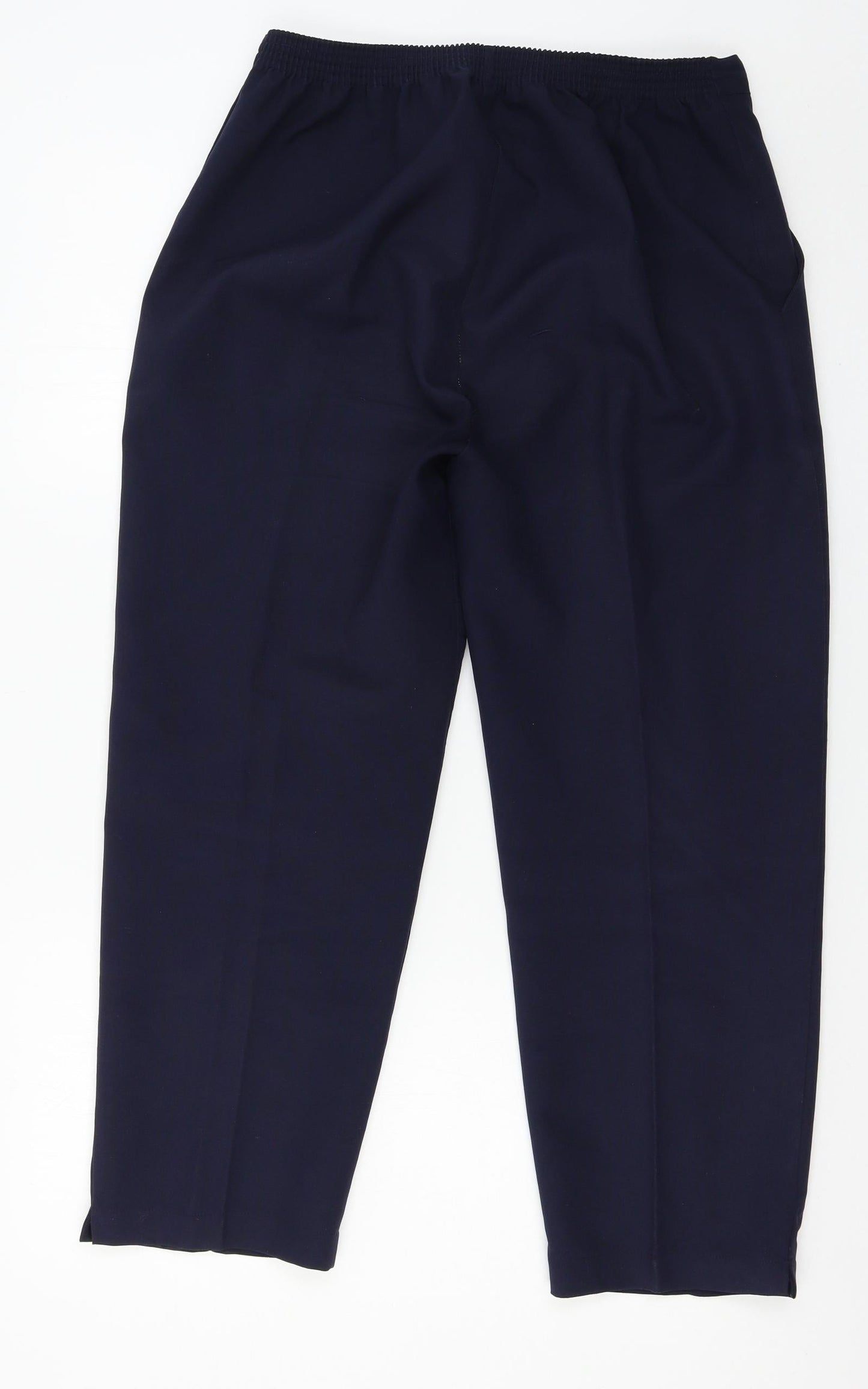 Womens UK Size 12 Preworn Regular Fit  Blue Trousers