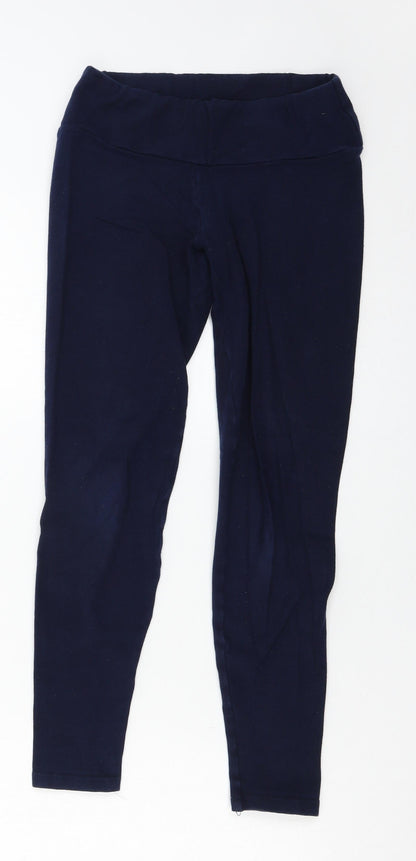 LOVE LEGGINGS Womens Blue  Jersey Trousers  Size XS L23 in
