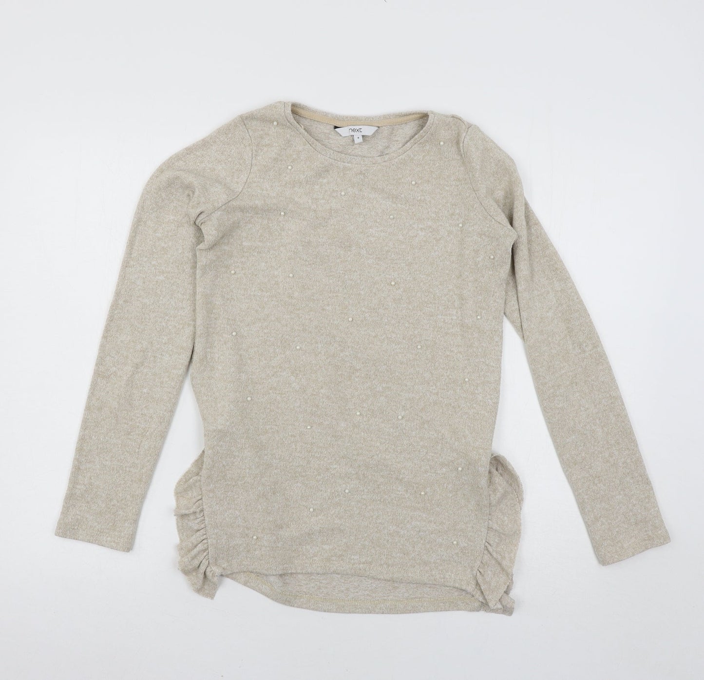 Womens UK Size 6 NEXT Beige Pullover Jumper