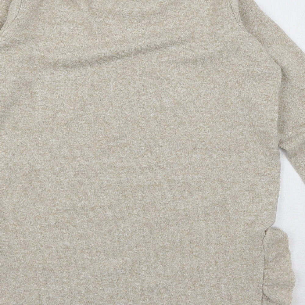 Womens UK Size 6 NEXT Beige Pullover Jumper