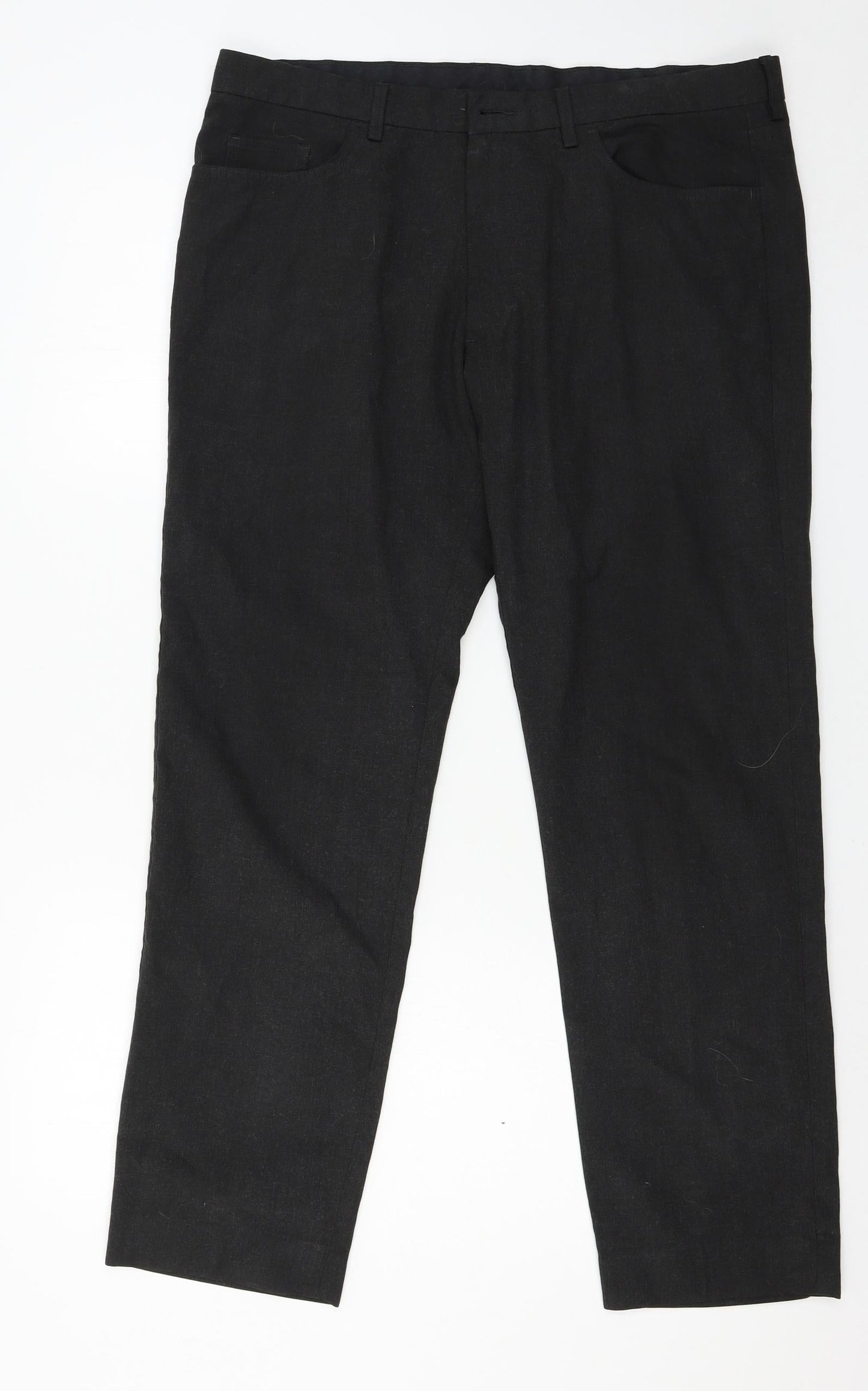 Marks and Spencer Mens Grey   Trousers  Size 36 in L31 in