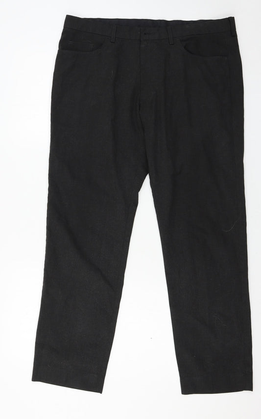 Marks and Spencer Mens Grey   Trousers  Size 36 in L31 in