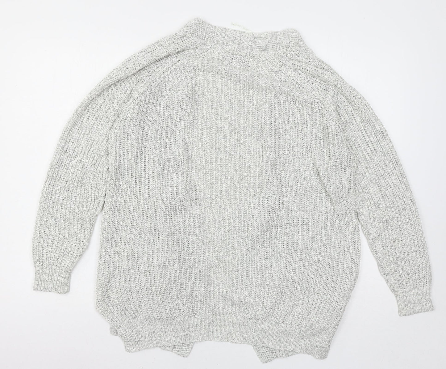 Womens UK Size M Matalan Grey Cardigan Jumper
