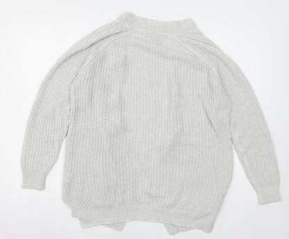 Womens UK Size M Matalan Grey Cardigan Jumper