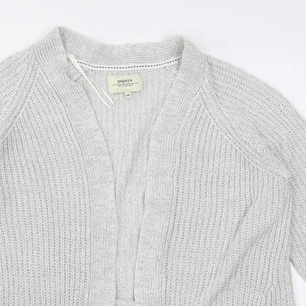 Womens UK Size M Matalan Grey Cardigan Jumper