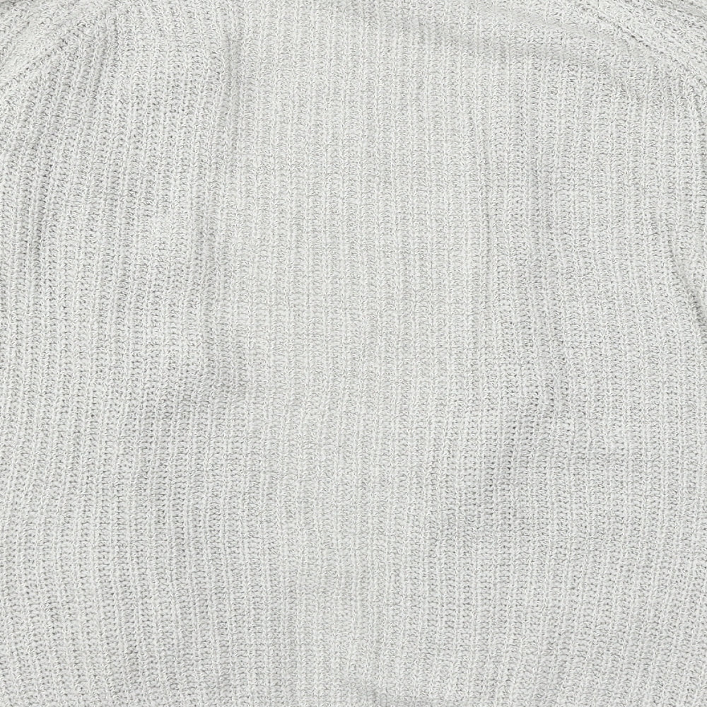 Womens UK Size M Matalan Grey Cardigan Jumper