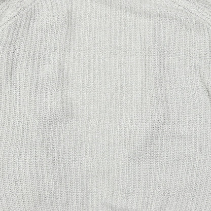 Womens UK Size M Matalan Grey Cardigan Jumper