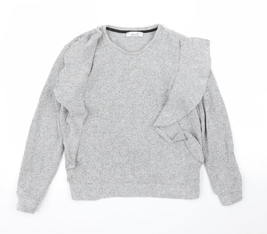 Womens UK Size 10 M&S Grey Pullover Jumper