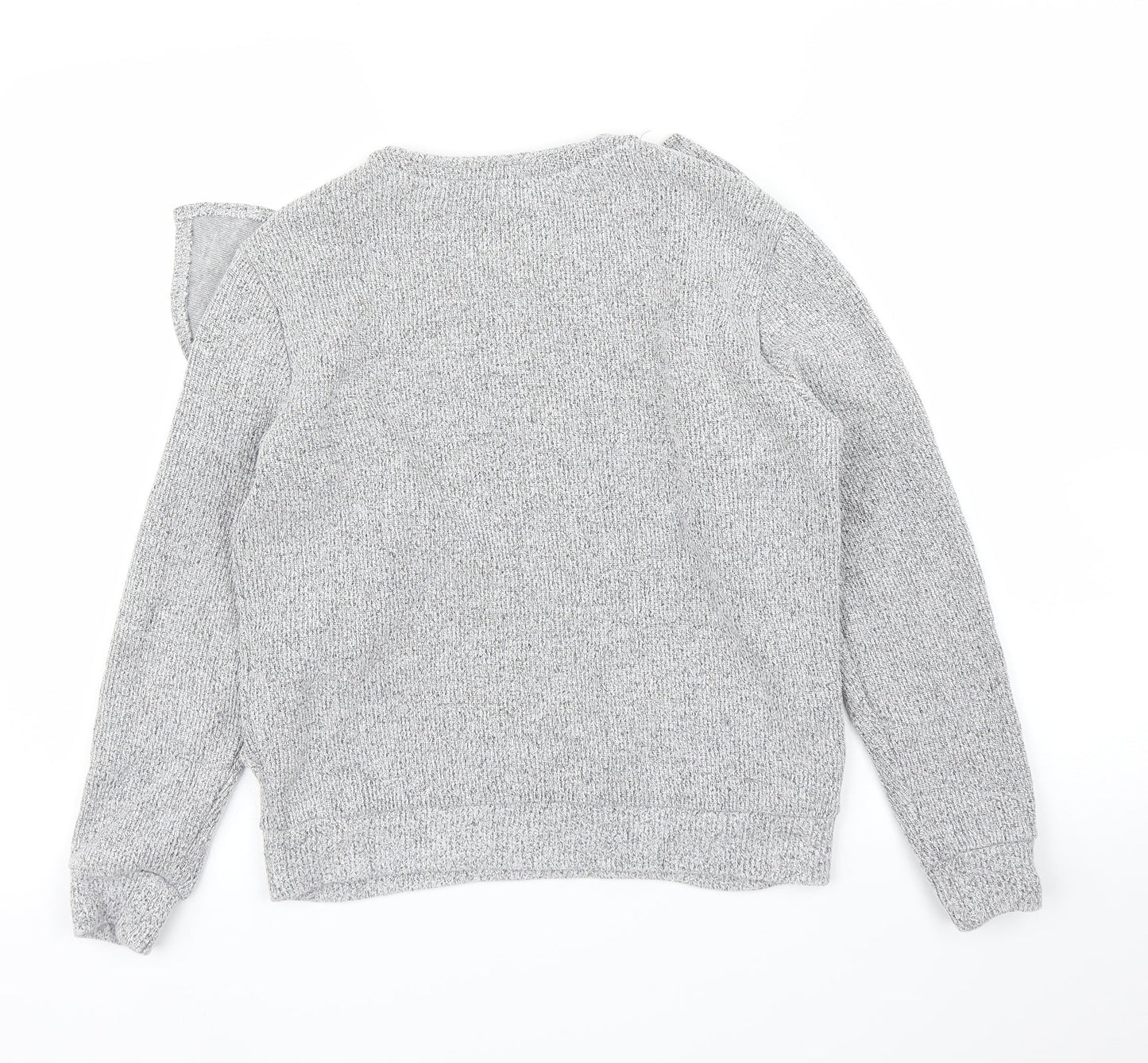 Womens UK Size 10 M&S Grey Pullover Jumper