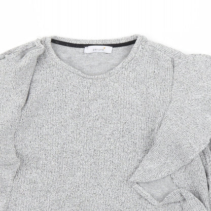 Womens UK Size 10 M&S Grey Pullover Jumper