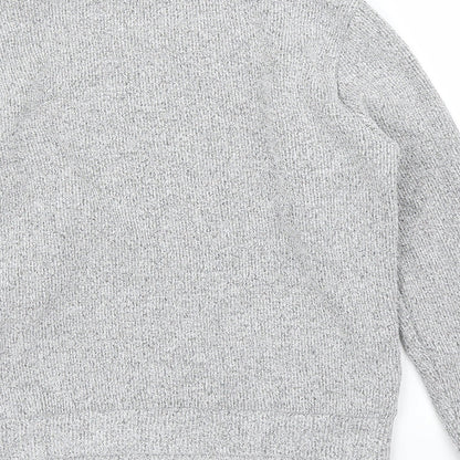 Womens UK Size 10 M&S Grey Pullover Jumper