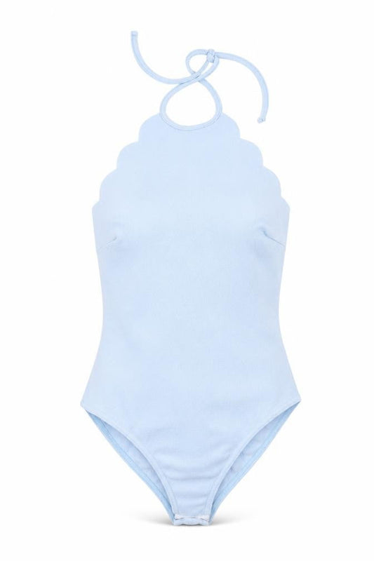 Womens UK Size 6 Boohoo One-Piece Blue Leotard
