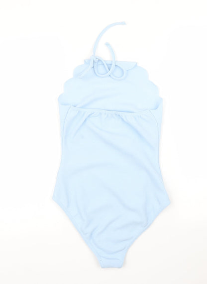 Boohoo Womens Blue   Leotard One-Piece Size 6