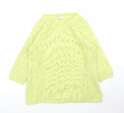 BHS Womens Green   Pullover Jumper Size 14