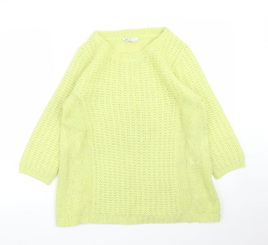BHS Womens Green   Pullover Jumper Size 14