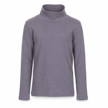 Front view of Vertbaudet girls’ grey basic t-shirt, size 2, years