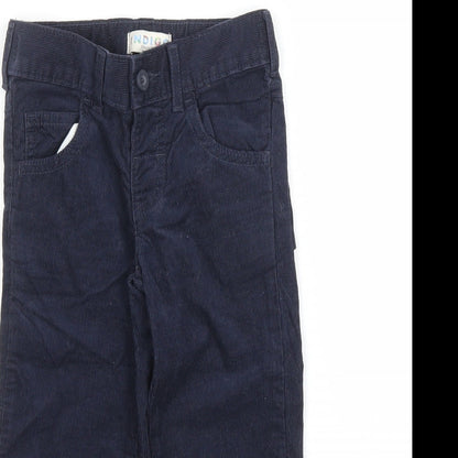 M&S Boys Blue  Corduroy Straight Jeans Size 2 Years