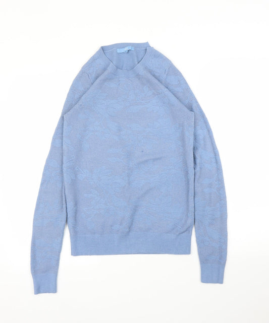 Womens UK Size 8 NEXT Blue Pullover Jumper