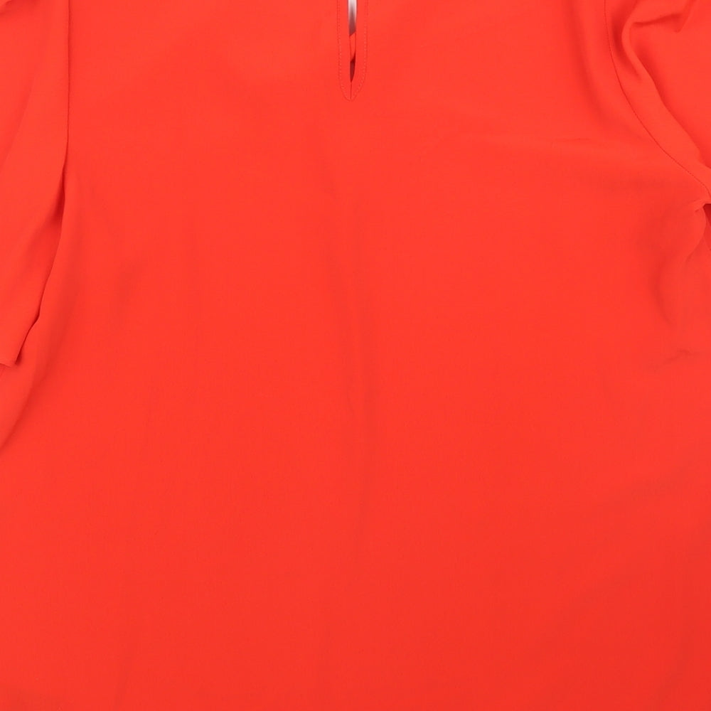 F&F Womens Red   Basic Blouse Size 8