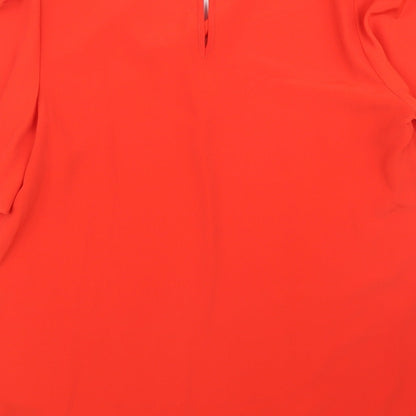 F&F Womens Red   Basic Blouse Size 8