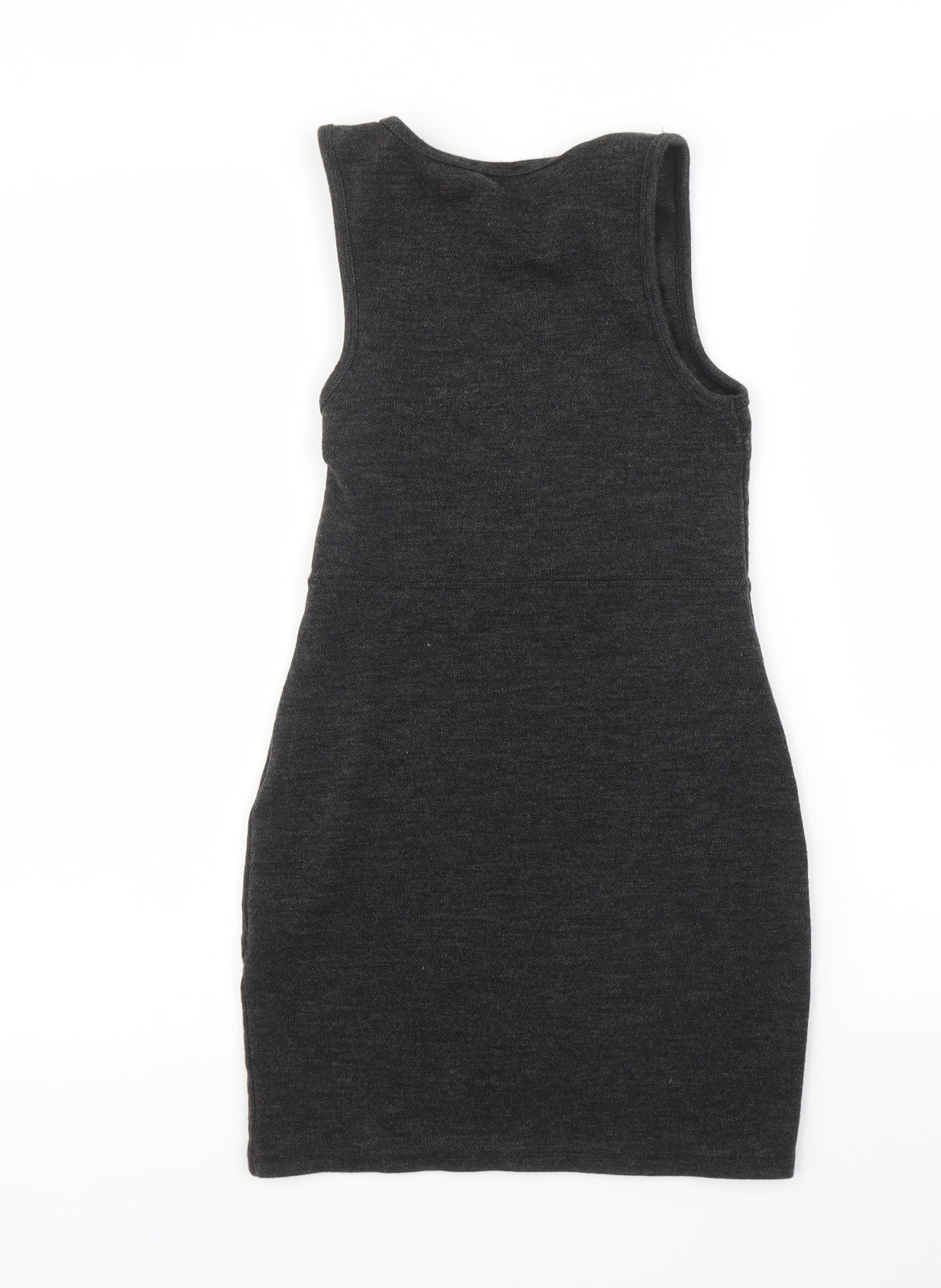 Topshop Womens Grey   Sheath  Size 10