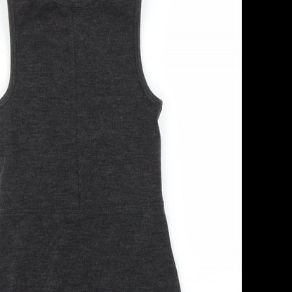 Topshop Womens Grey   Sheath  Size 10