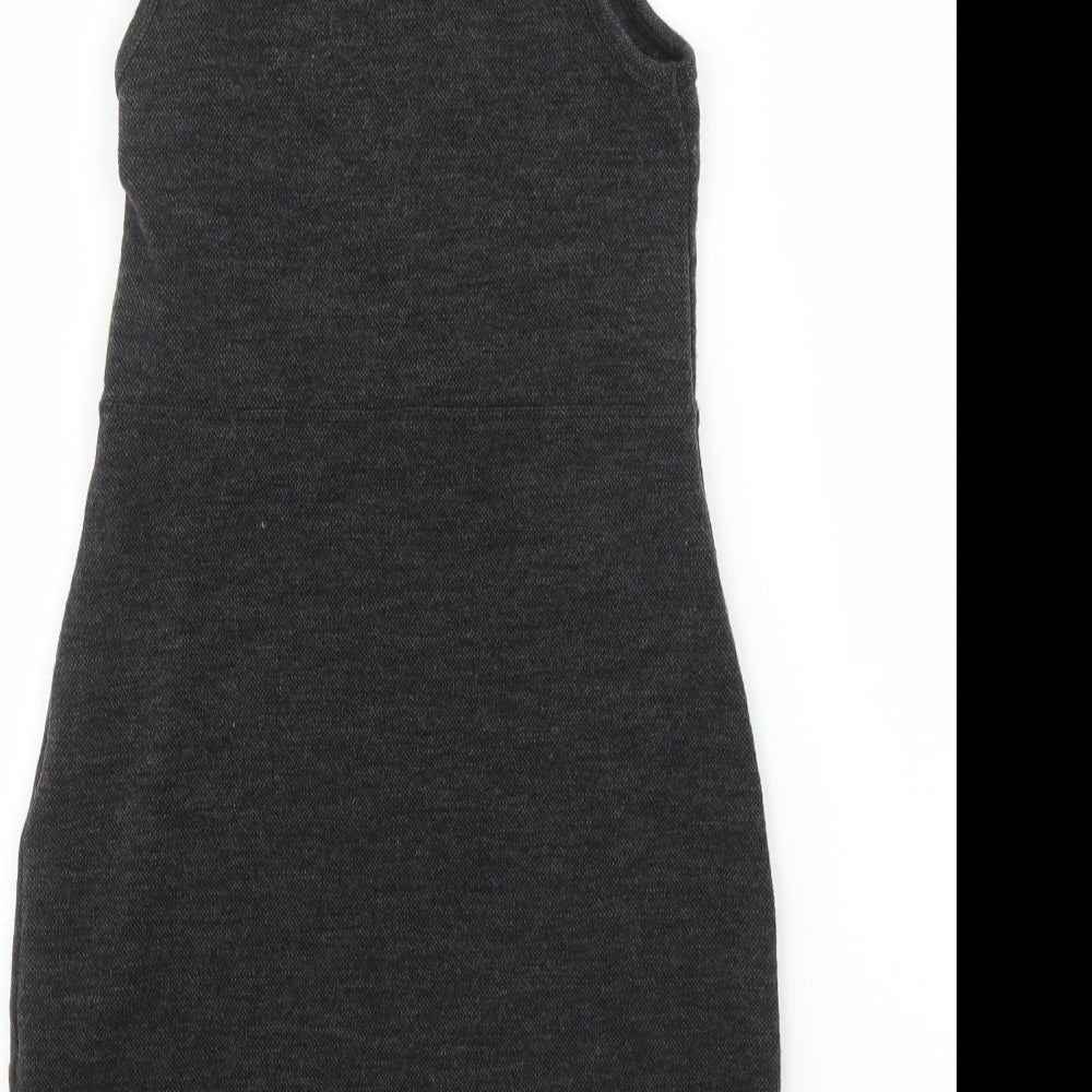 Topshop Womens Grey   Sheath  Size 10