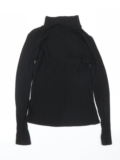 Womens UK Size 6 Topshop Black Pullover Jumper