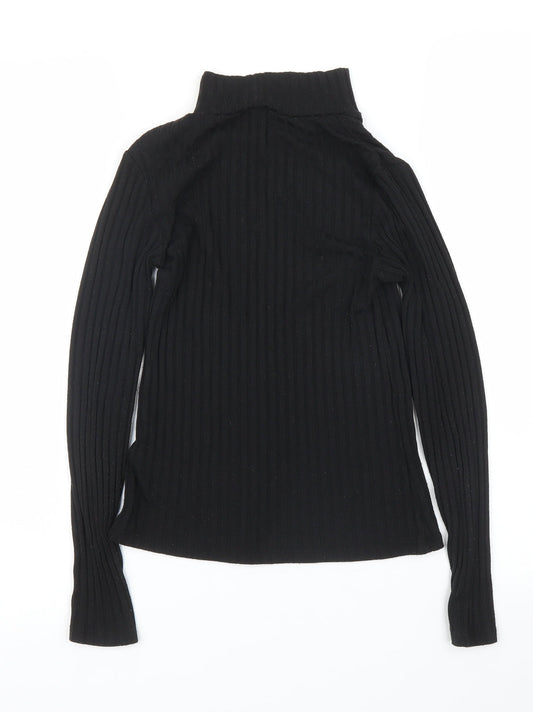 Womens UK Size 6 Topshop Black Pullover Jumper