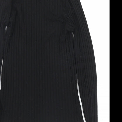 Womens UK Size 6 Topshop Black Pullover Jumper