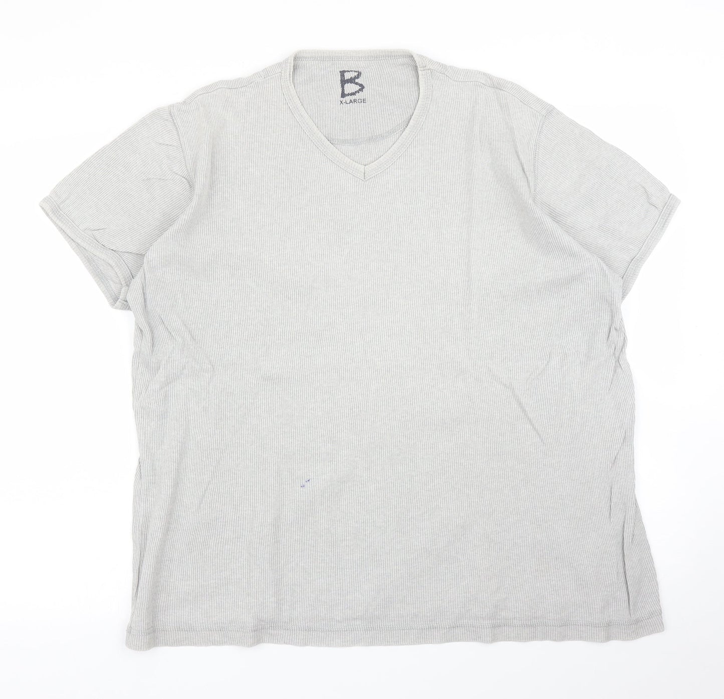 B Mens Grey    T-Shirt Size XL