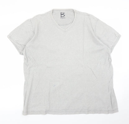 B Mens Grey    T-Shirt Size XL