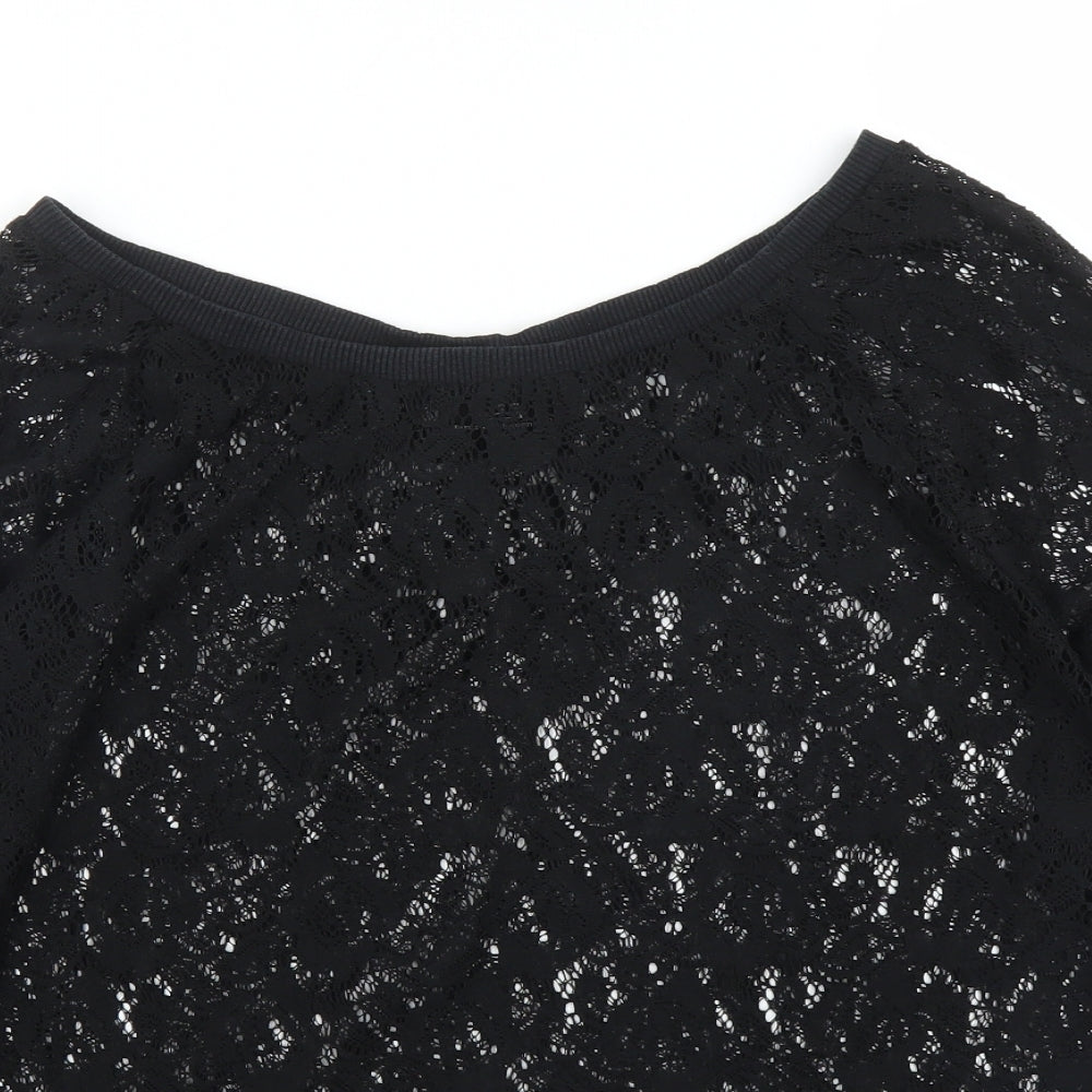 Womens UK Size 12 NEXT Black Pullover Jumper