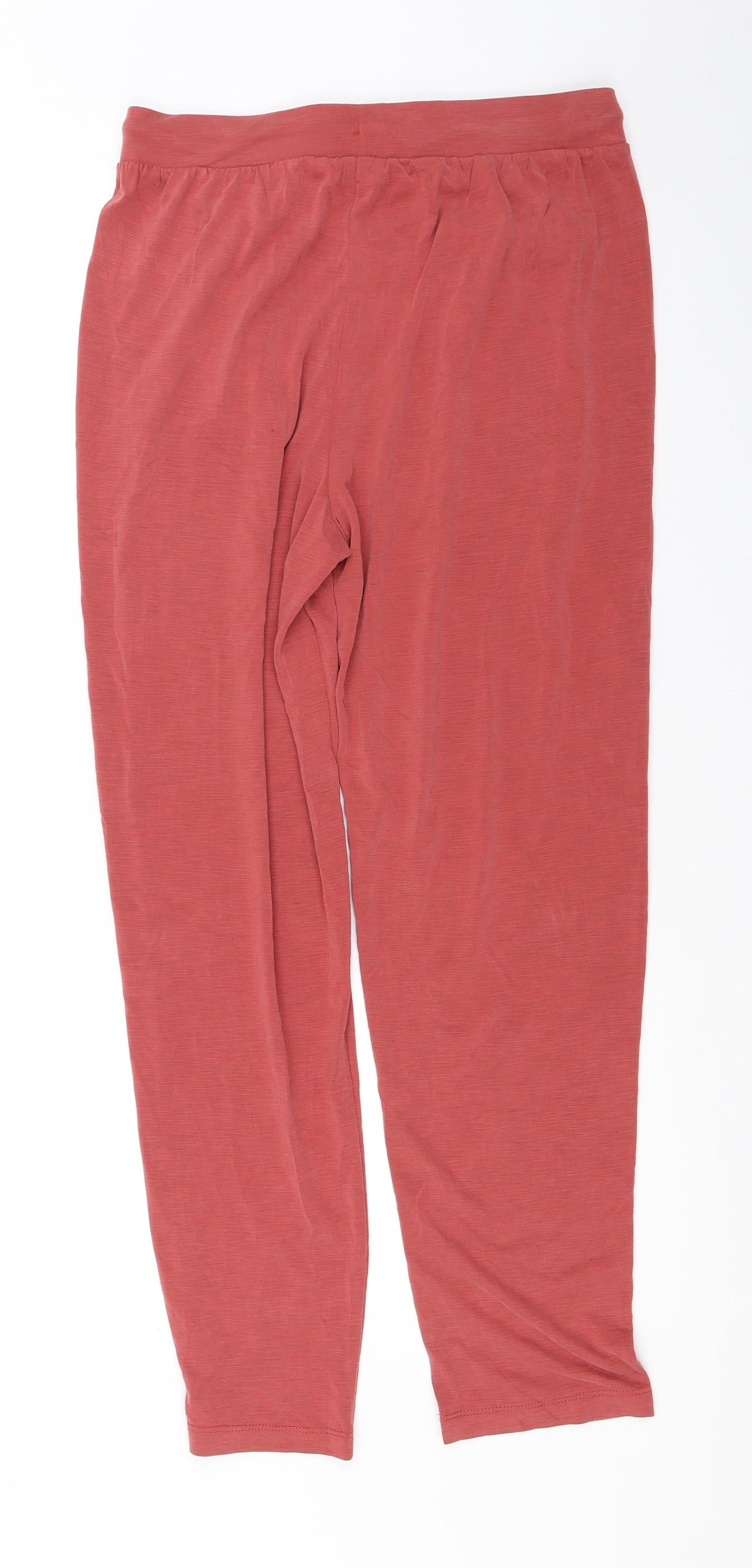 Womens UK Size 8 Per Una Regular Fit Jogger Red Trousers
