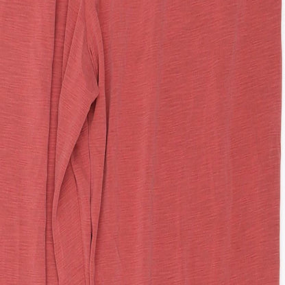 Womens UK Size 8 Per Una Regular Fit Jogger Red Trousers