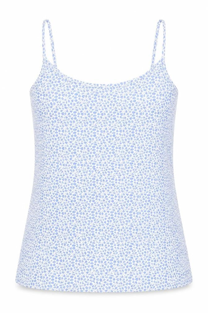 Womens UK Size 10 Marks and Spencer Blue Basic Tank