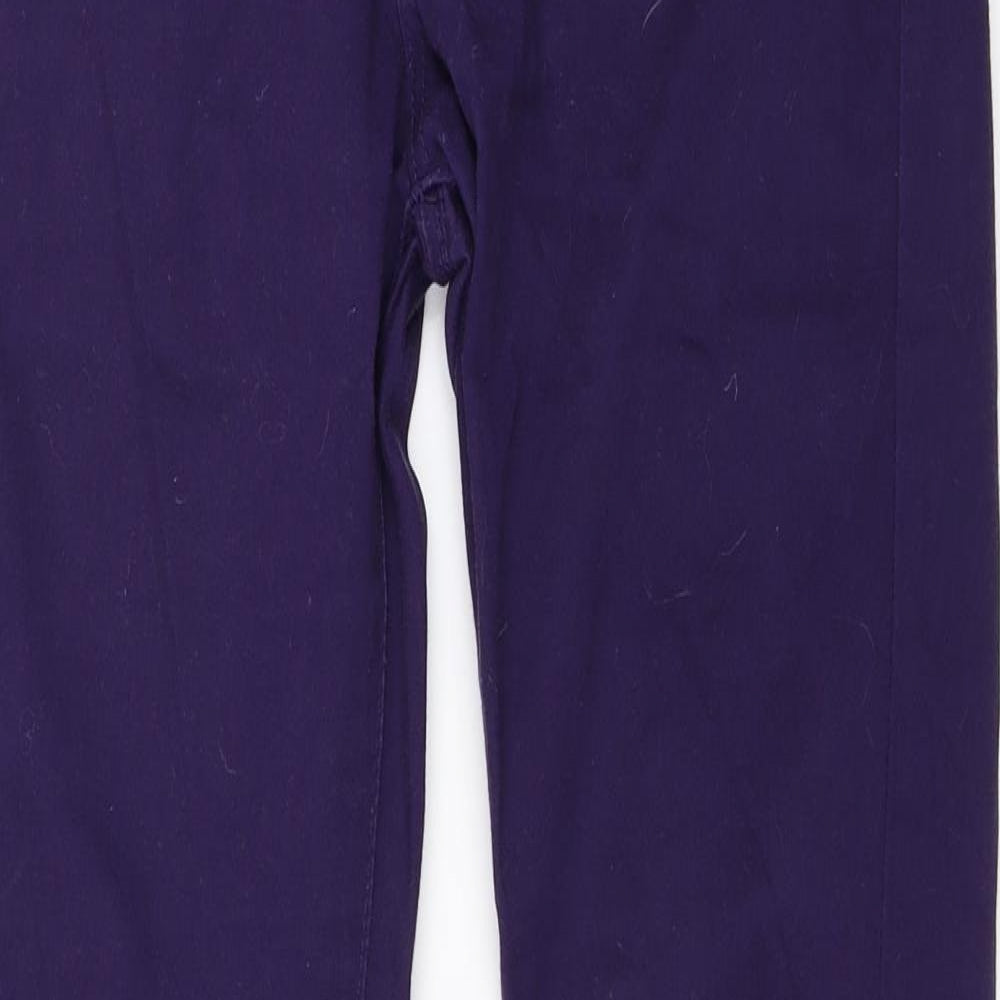 Womens UK Size 31 Reals Jeans Regular Fit Skinny Purple Jeans